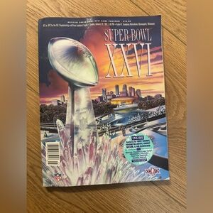 Super Bowl XXVI Commemorative Program
